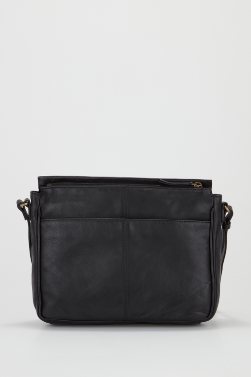 Abi Leather Large Crossbody Bag